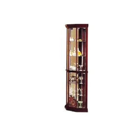 Glass Corner Curio Cabinet